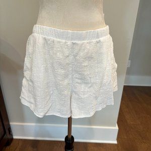 Women's Pull-On Cover Up Shorts - Shade & Shore™ Off-White L